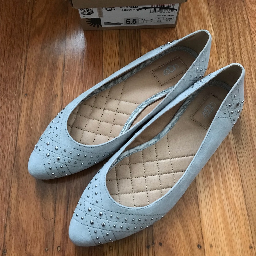 NIB Ugg Lorelei gray flats